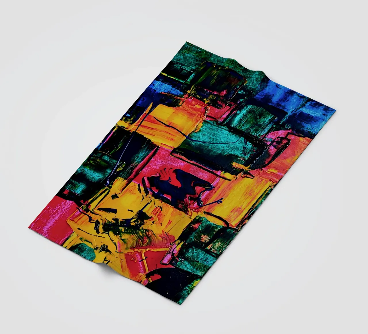 Inspired by Hans Hofmann 2 coperta in pile da Thierry Vobmann Abstract painting