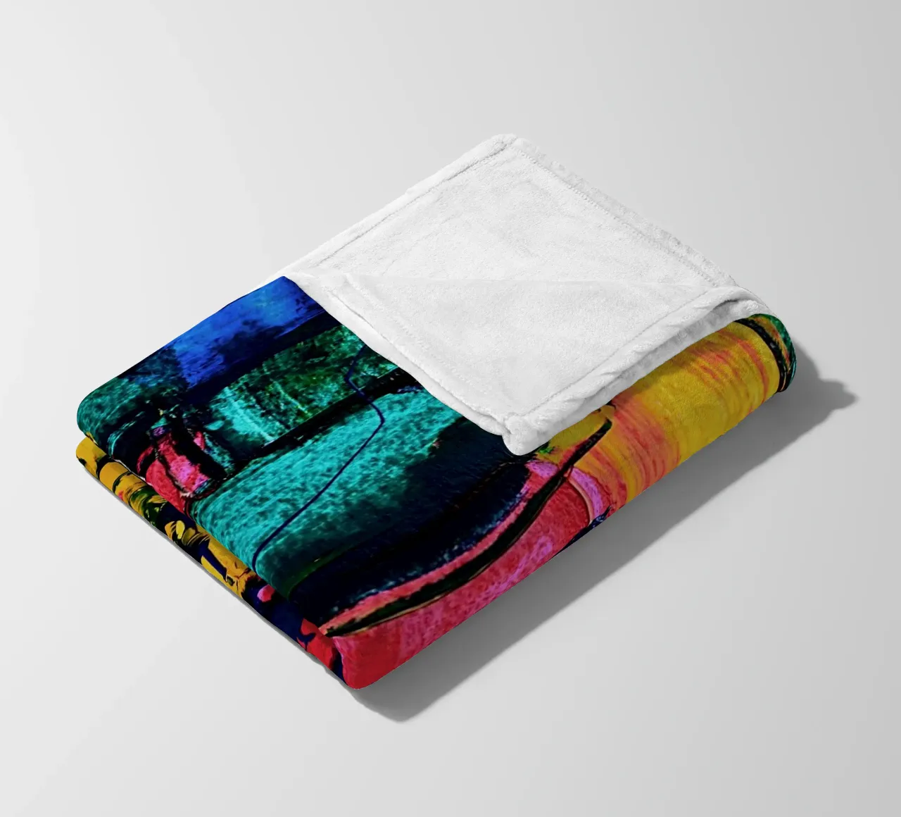 Inspired by Hans Hofmann 2 coperta in pile da Thierry Vobmann Abstract painting