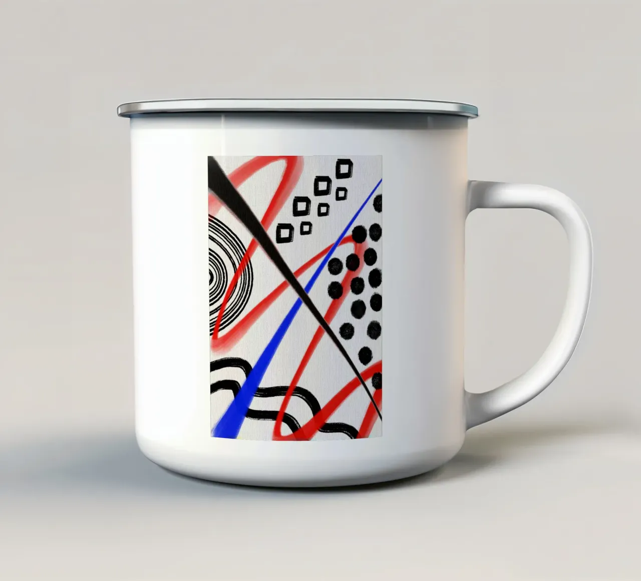 Chaos tazza in smalto da Viola