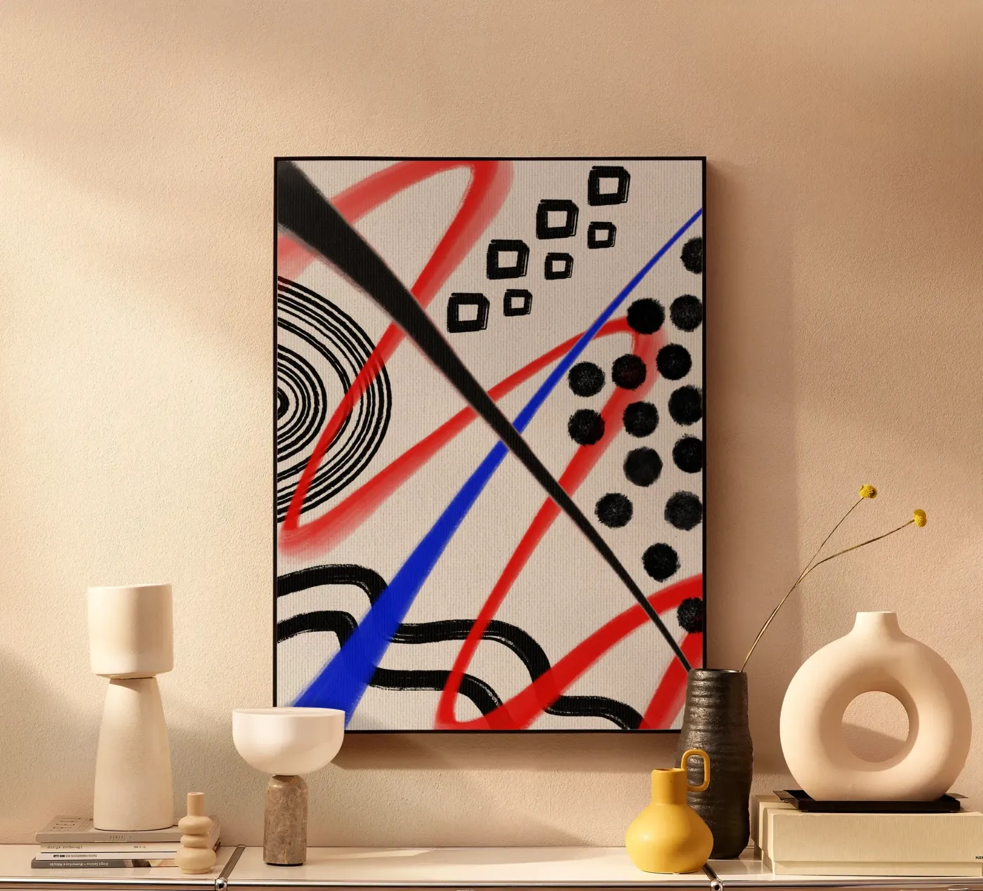 Chaos Acryl-Glas von Viola