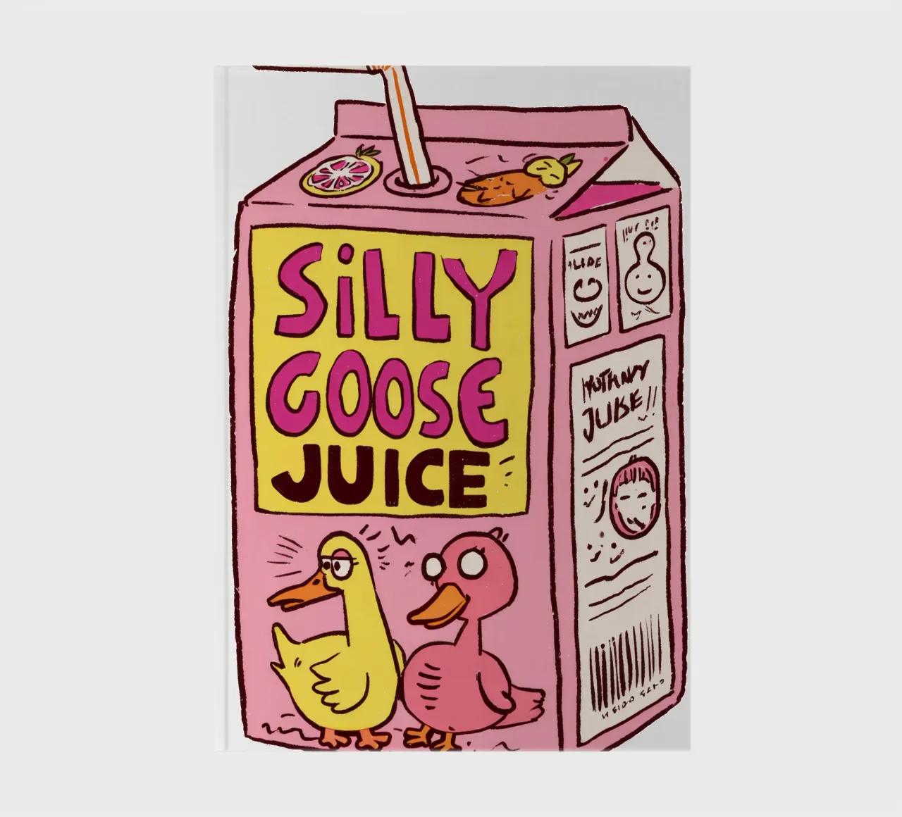 Silly Goose Juice notebook by erdengut