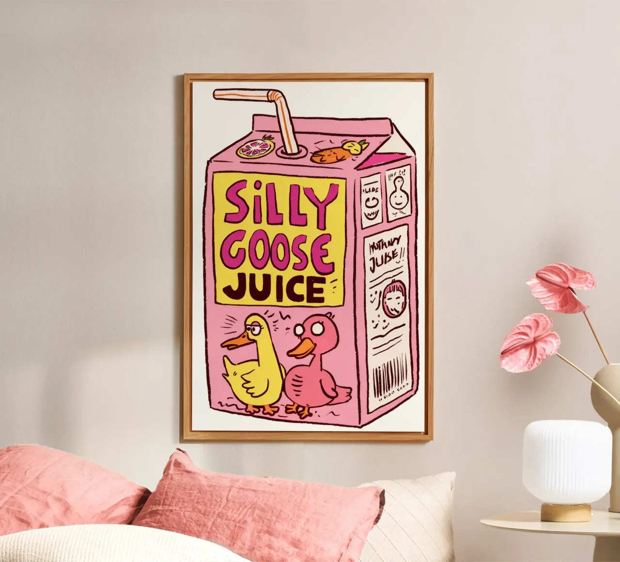 Silly Goose Juice alluminio dibond da erdengut