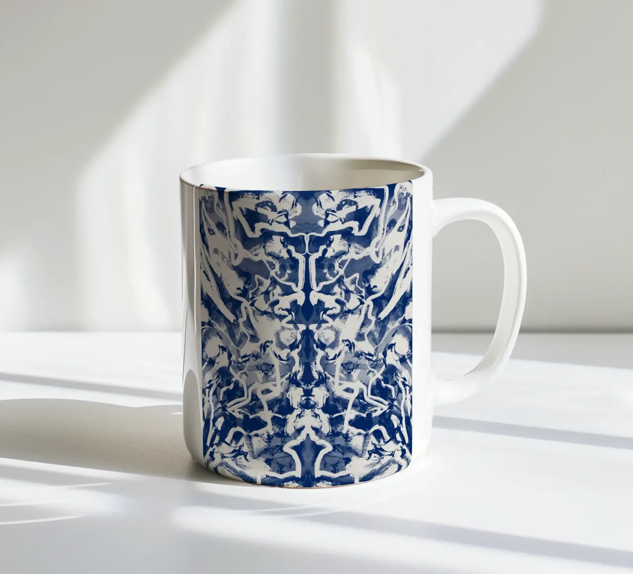 Cina blu rorschach 04 tazza in ceramica da Little Dean