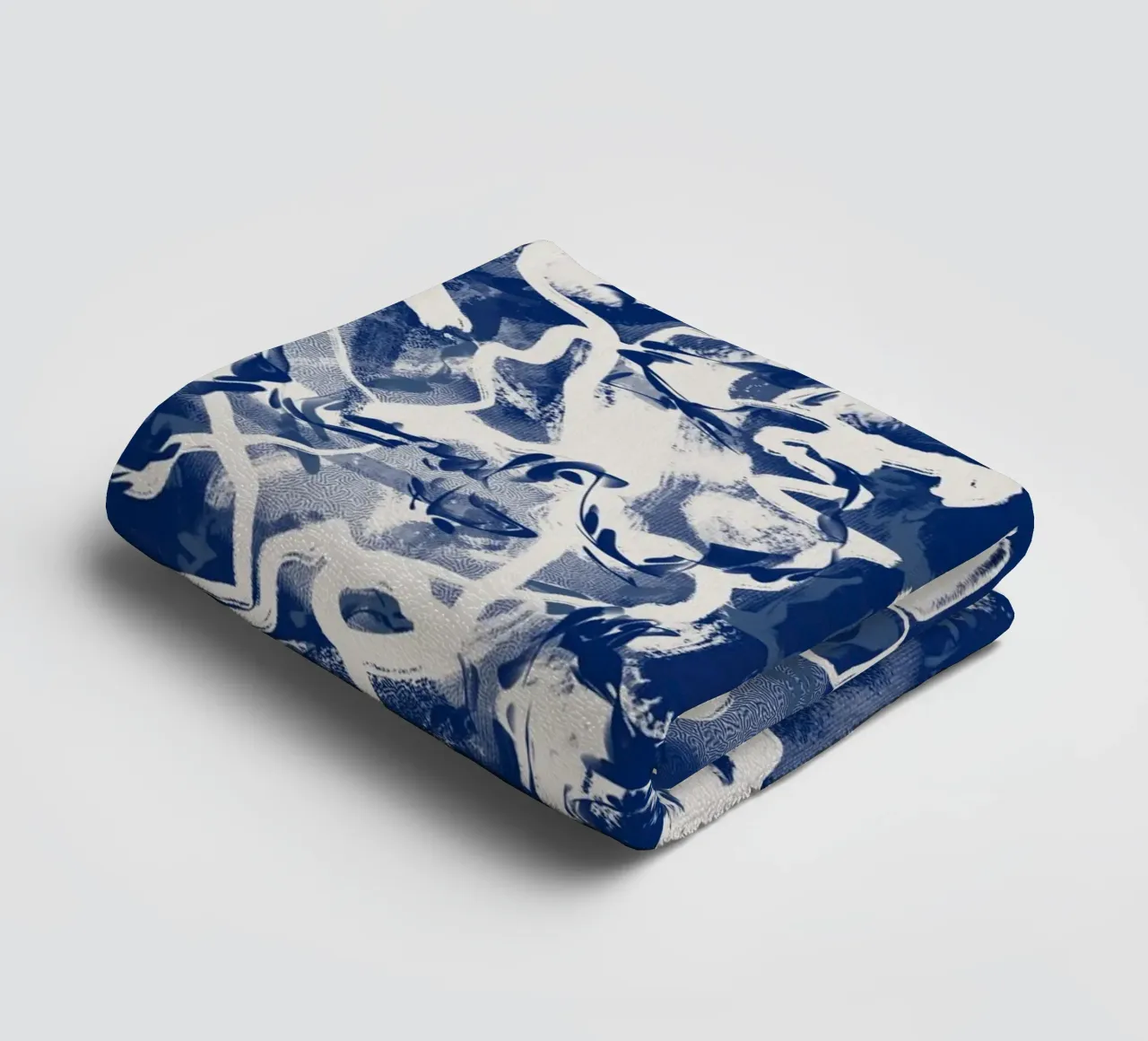 Cina blu rorschach 04 asciugamano da bagno da Little Dean