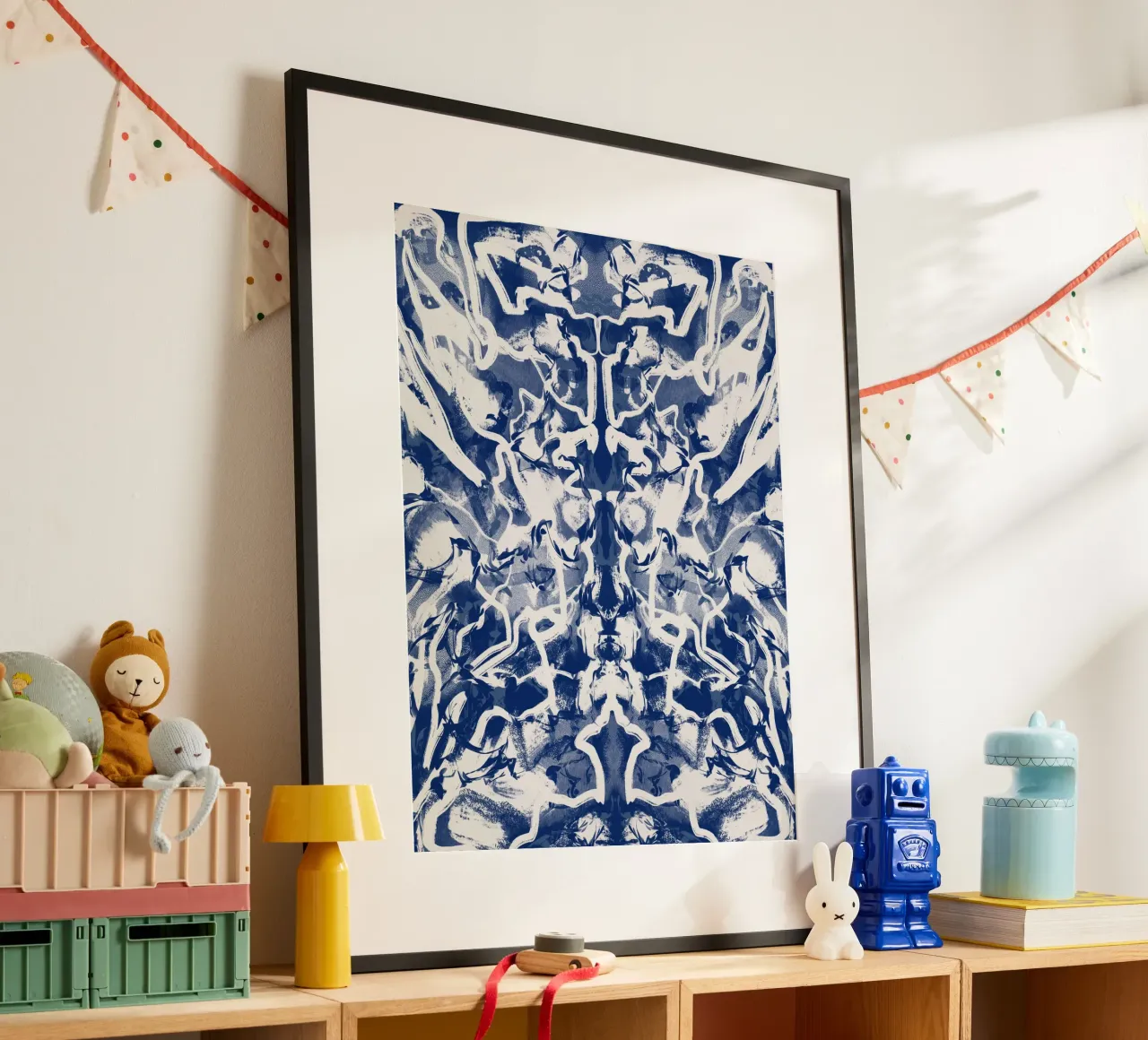 China azul rorschach 04 poster de Little Dean