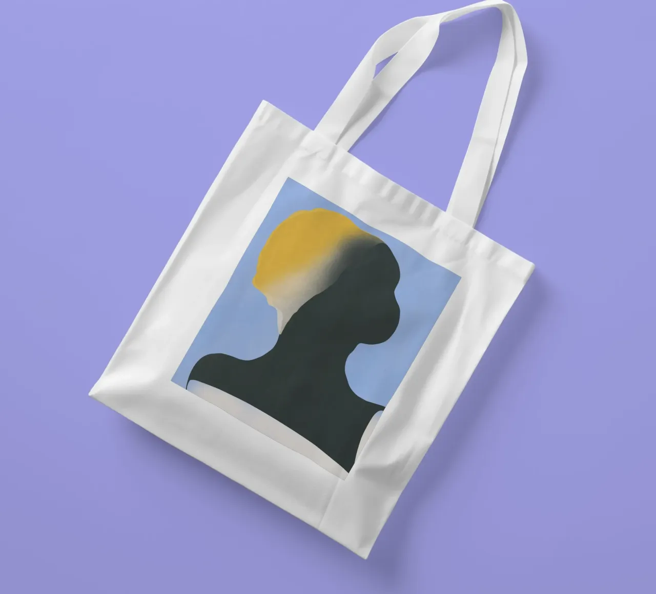 Figura minima 11 borsa in juta da Little Dean