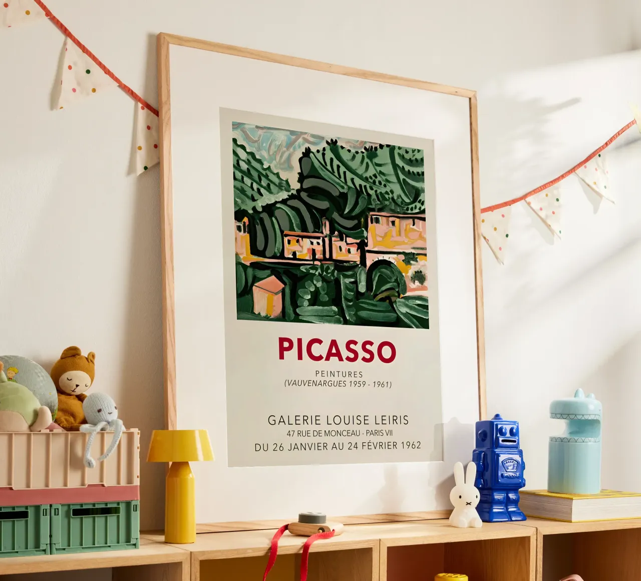 Picasso Les Demoiselles d'Avignon Capolavoro del cubismo poster da homdeco