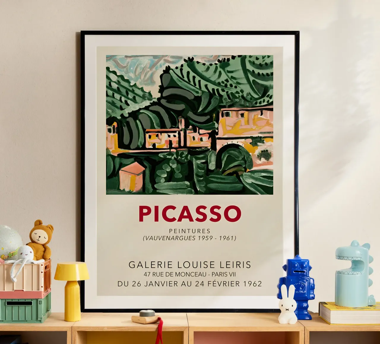 Picasso Les Demoiselles d'Avignon Capolavoro del cubismo poster da homdeco