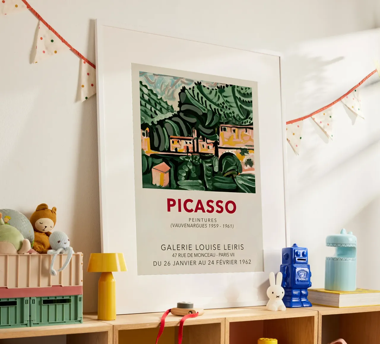 Picasso Les Demoiselles d'Avignon Capolavoro del cubismo poster da homdeco