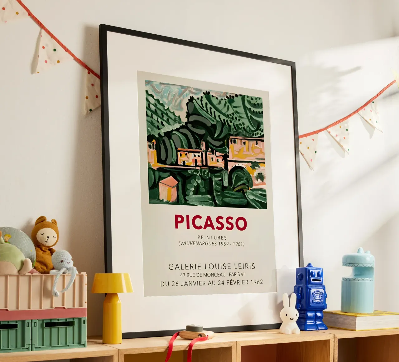 Picasso Les Demoiselles d'Avignon Capolavoro del cubismo poster da homdeco