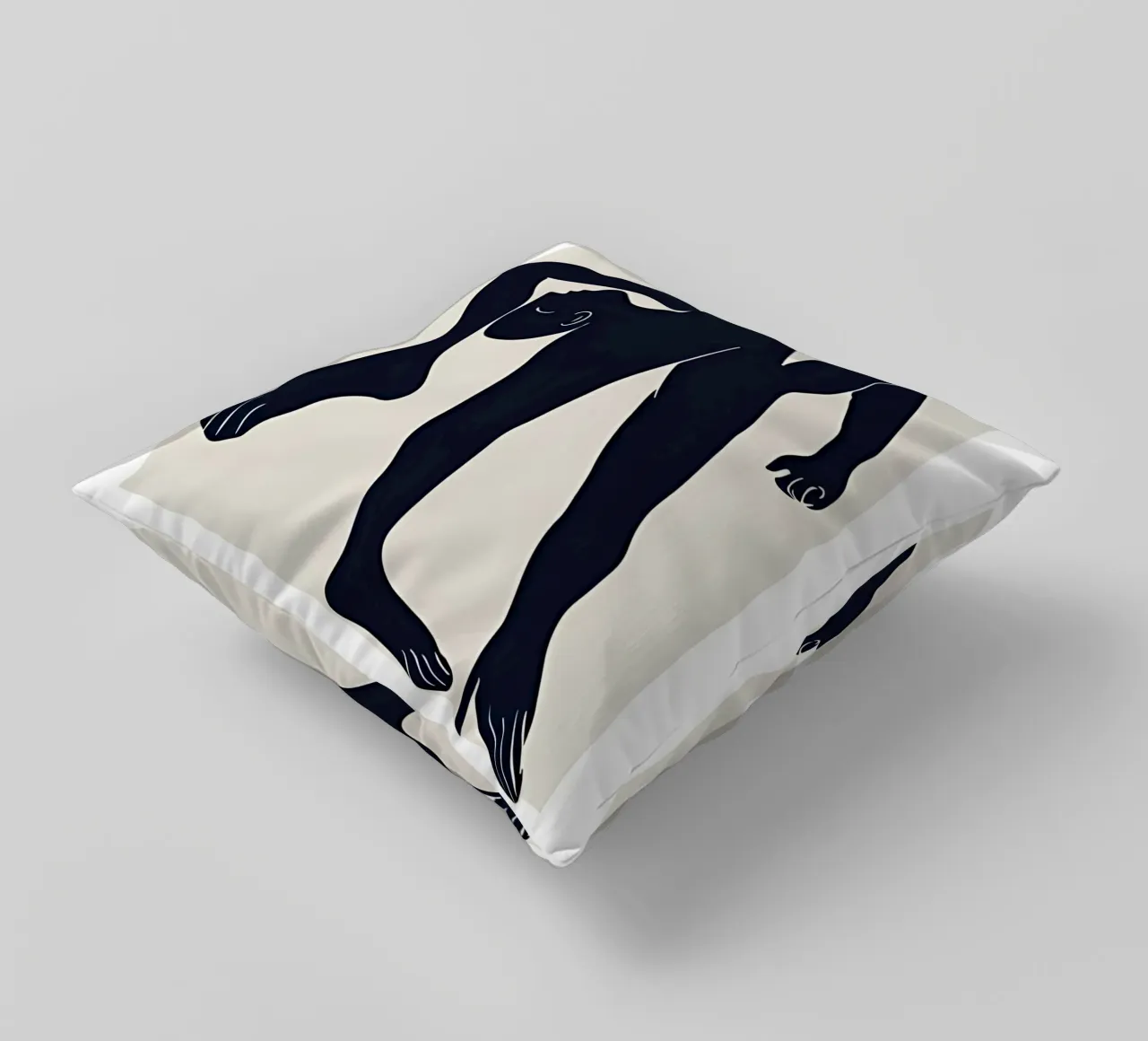 Poster della mostra Picasso L'acrobata minimalista cuscino da homdeco
