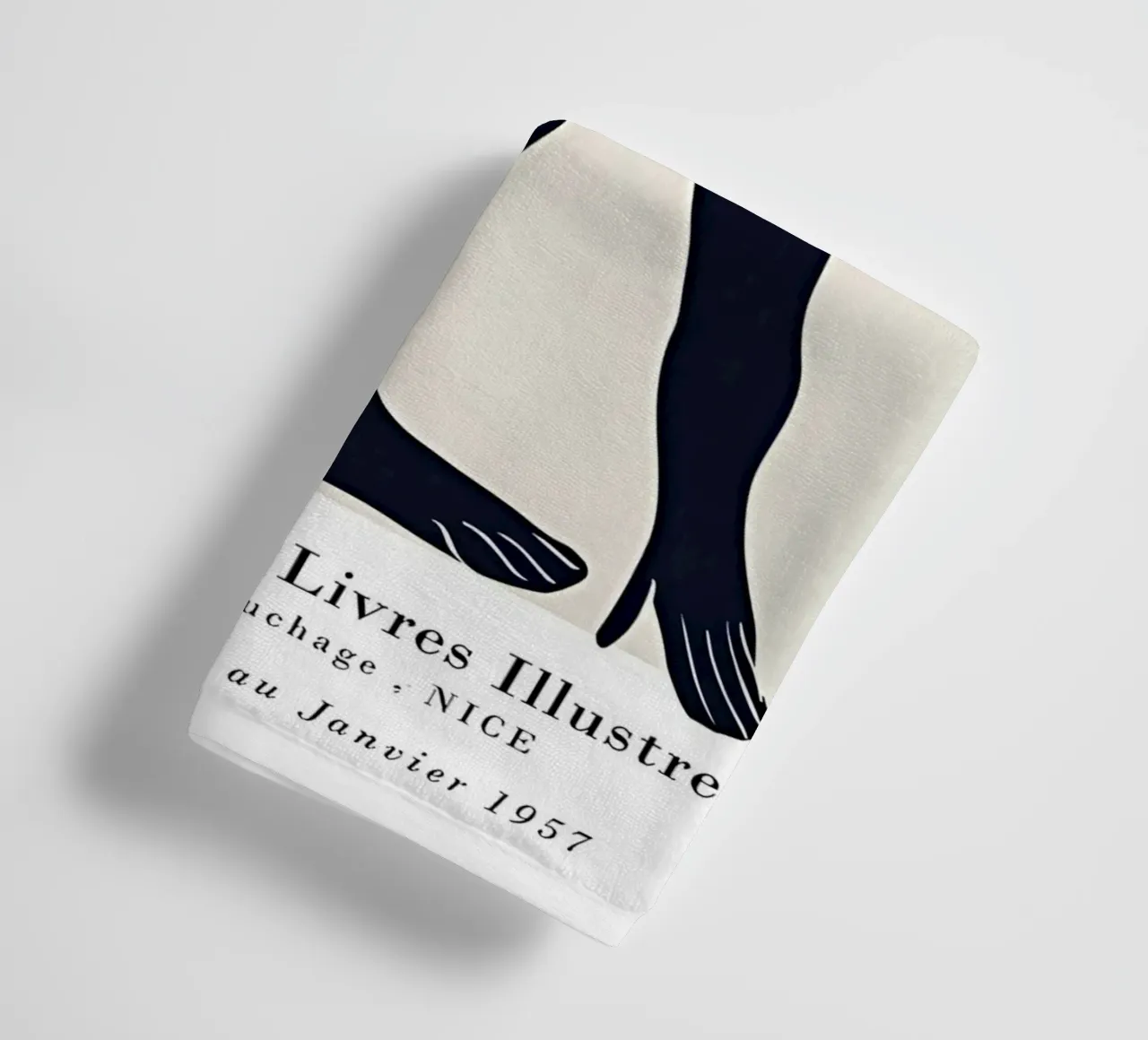 Poster della mostra Picasso L'acrobata minimalista asciugamano da bagno da homdeco