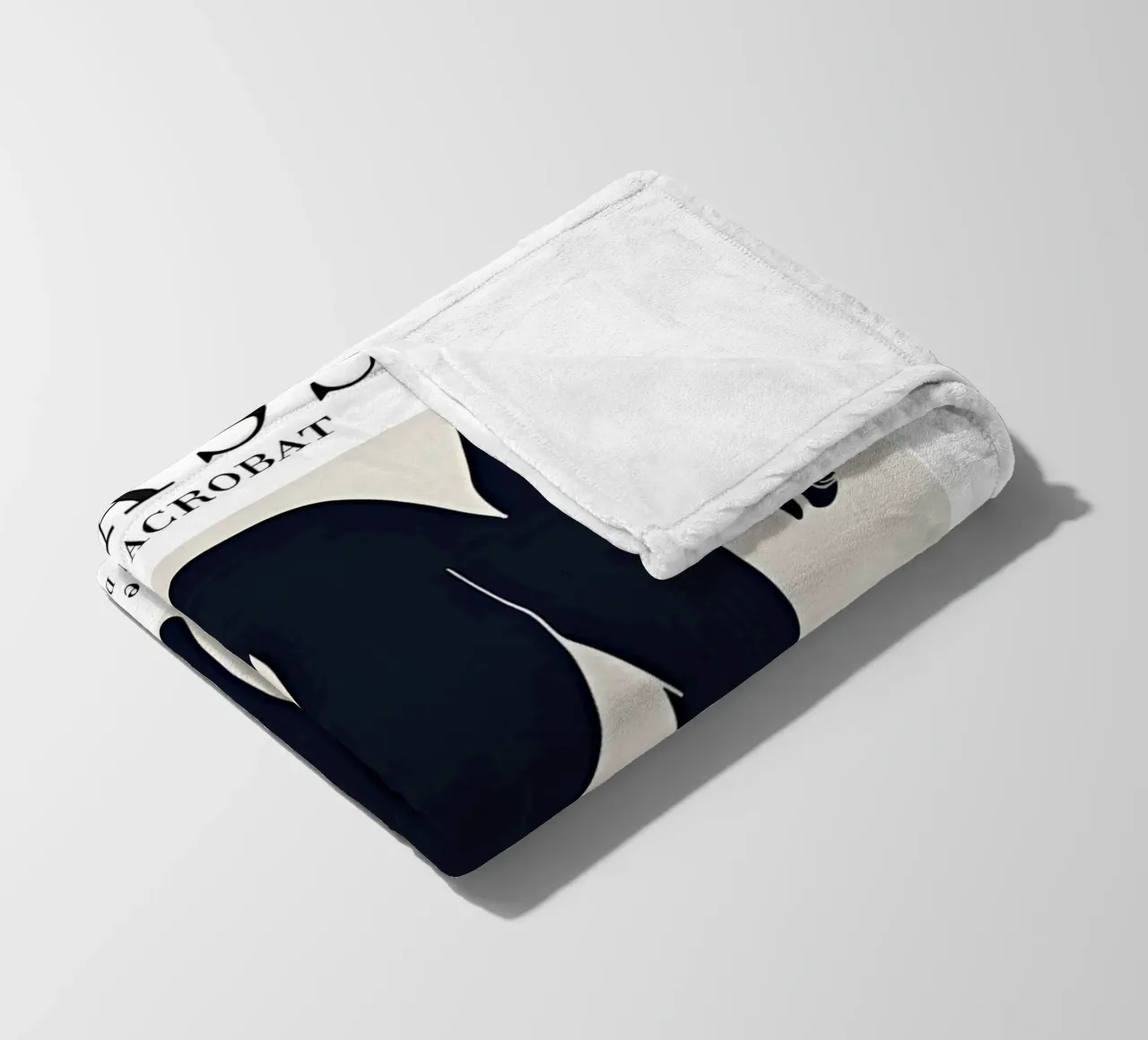 Poster della mostra Picasso L'acrobata minimalista coperta in pile da homdeco