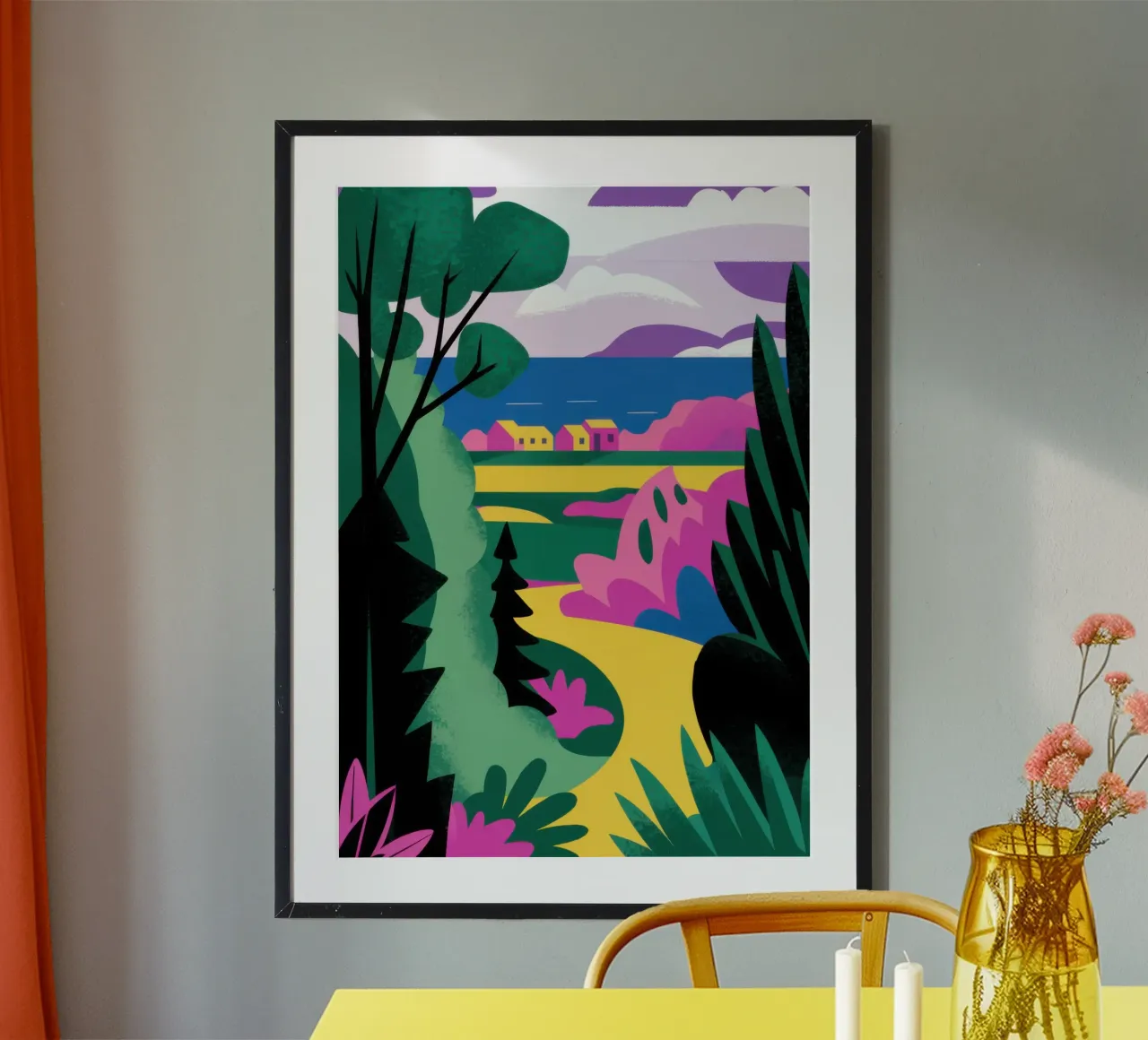 Una natura selvaggia e rigogliosa poster da Veil Maya
