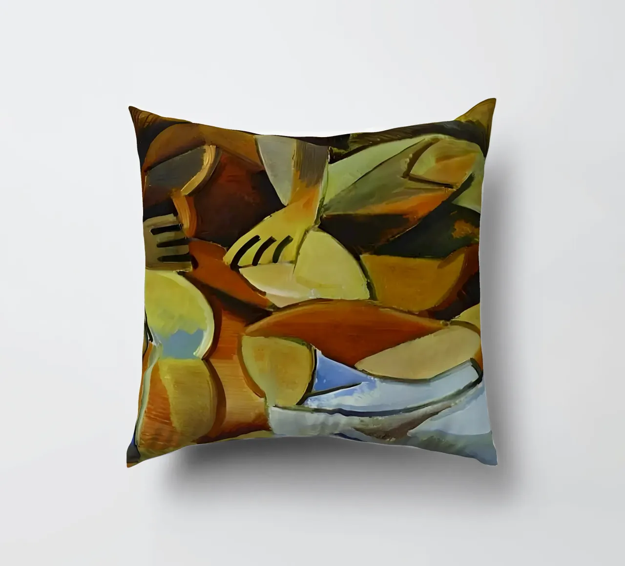 Picasso Reclining Nude Cubist Abstract Figure decorative cushion by homdeco