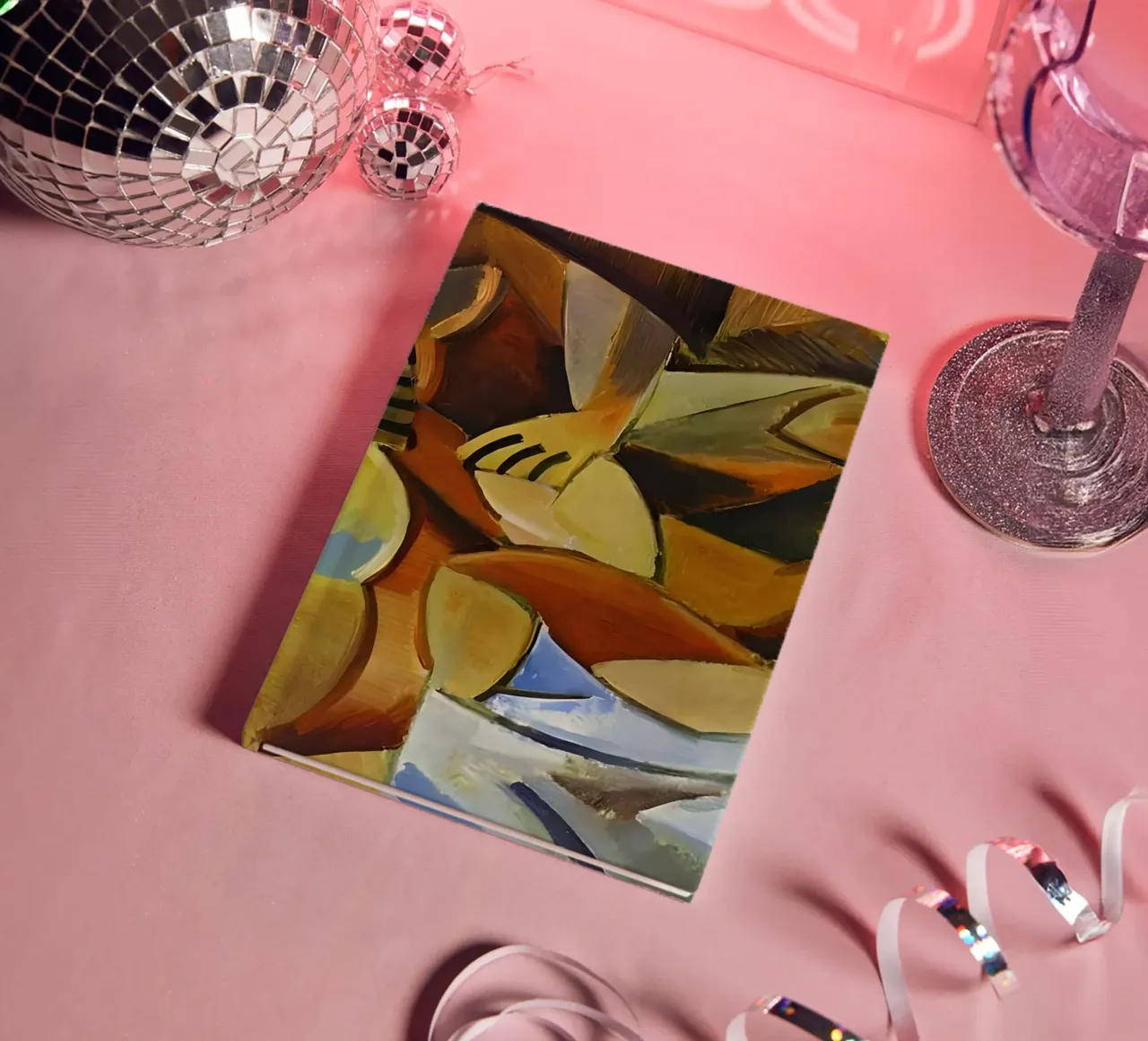 Picasso Reclining Nude Cubist Abstract Figure notebook by homdeco