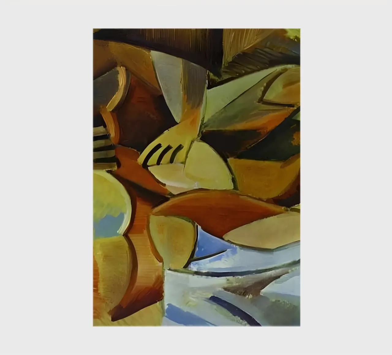 Picasso Reclining Nude Cubist Abstract Figure notebook by homdeco
