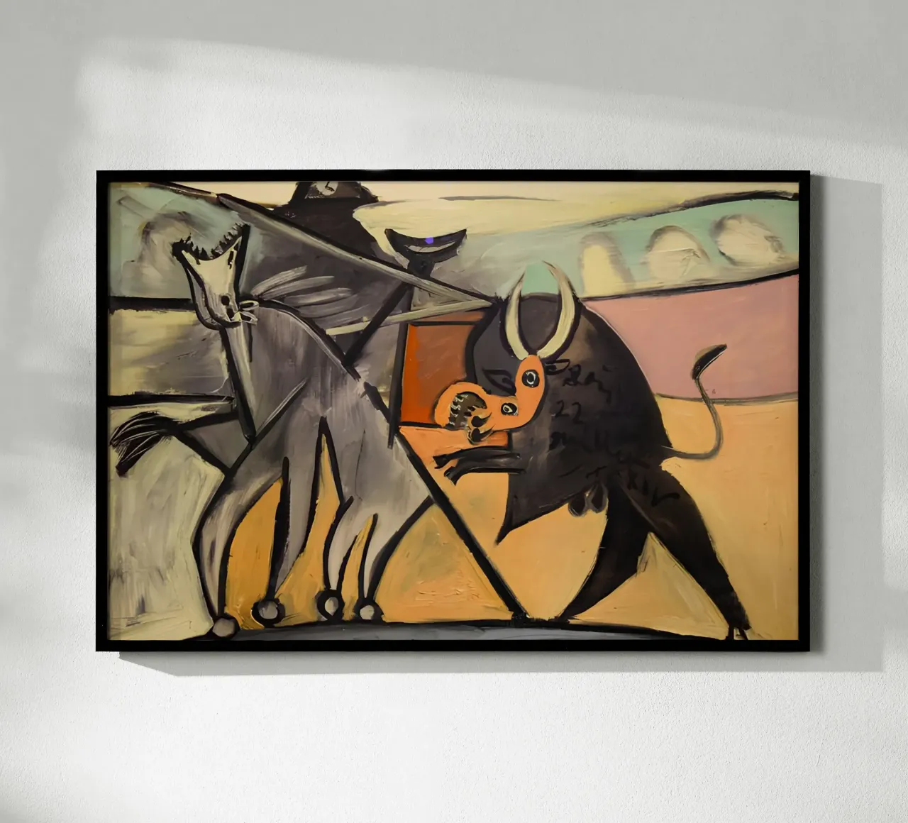 Picasso Minotauromaquia Cubista Corrida de Toros Impresión Abstracta hahnemühle de homdeco