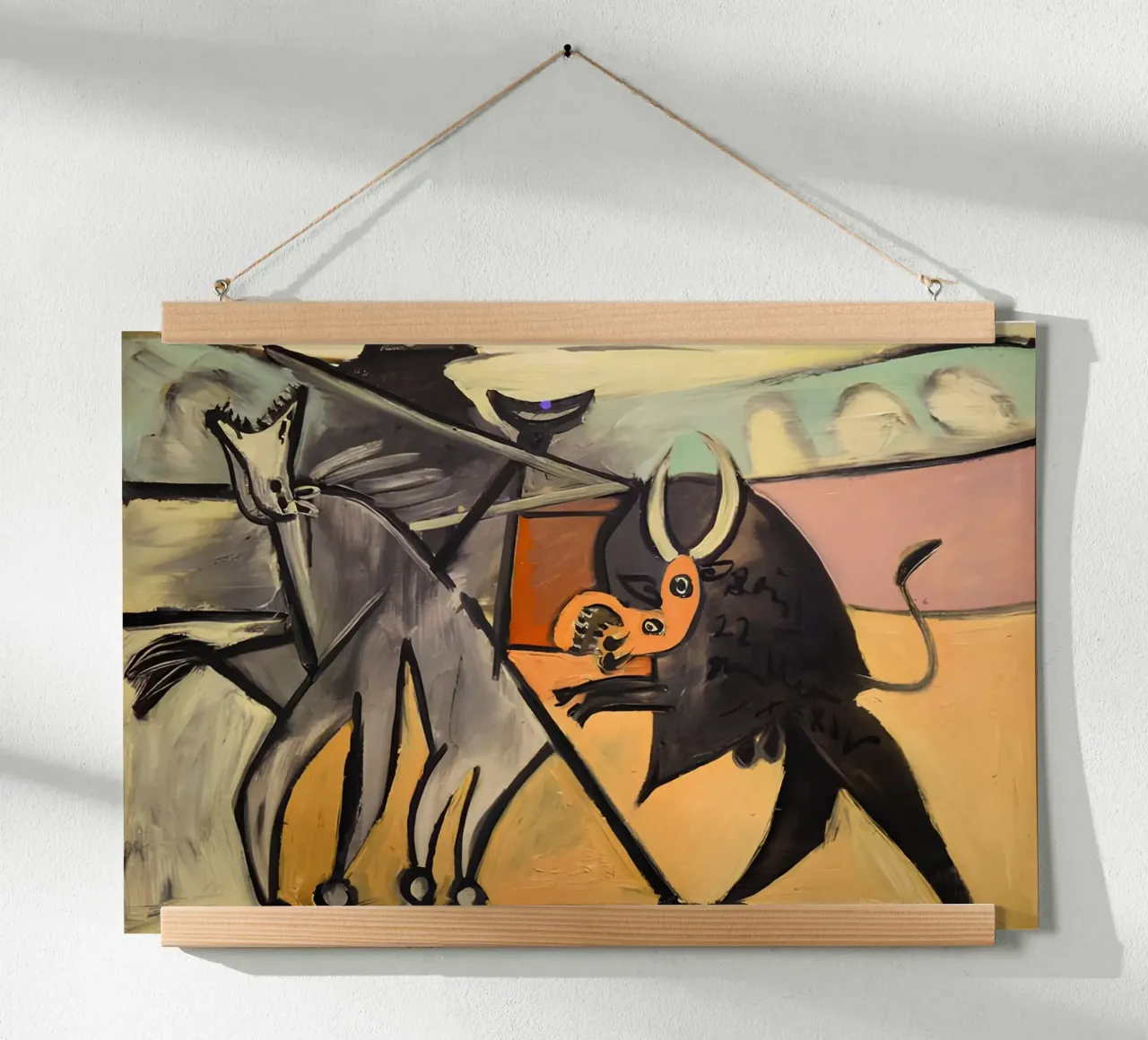 Picasso Minotauromaquia Cubista Corrida de Toros Impresión Abstracta hahnemühle de homdeco