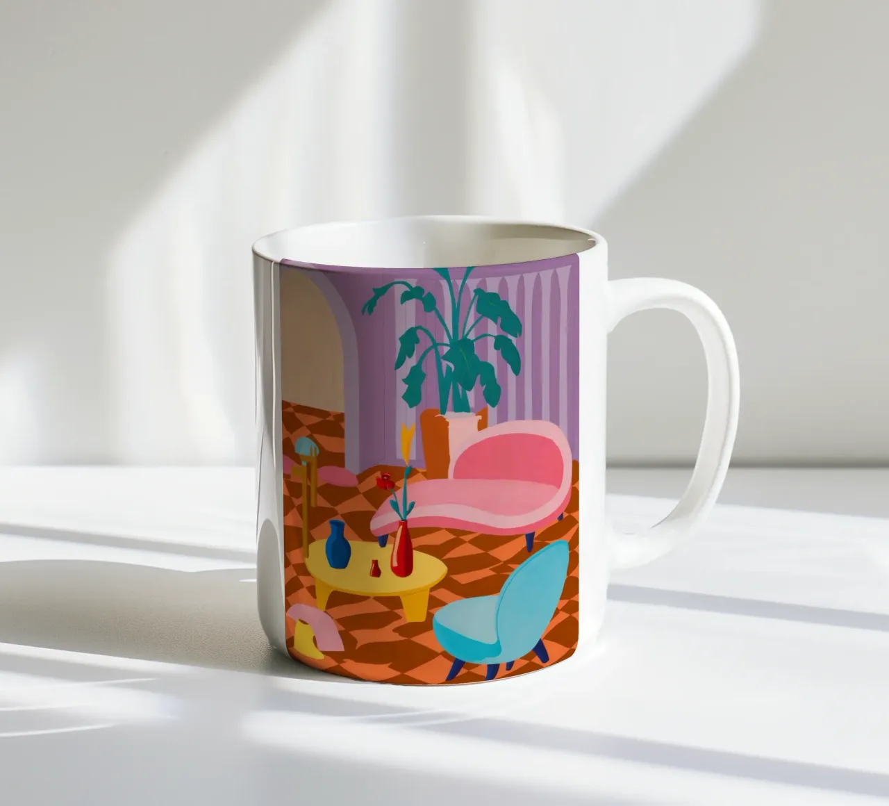 Riposo botanico chic tazza in ceramica da Veil Maya