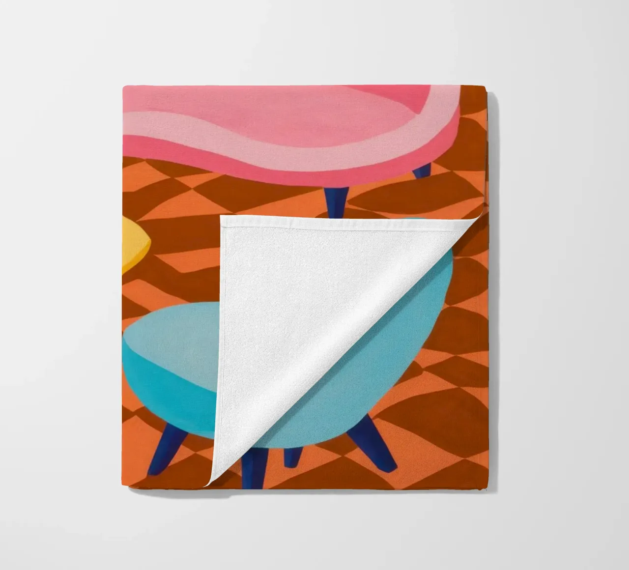Chique botanische houding strandhanddoek van Veil Maya