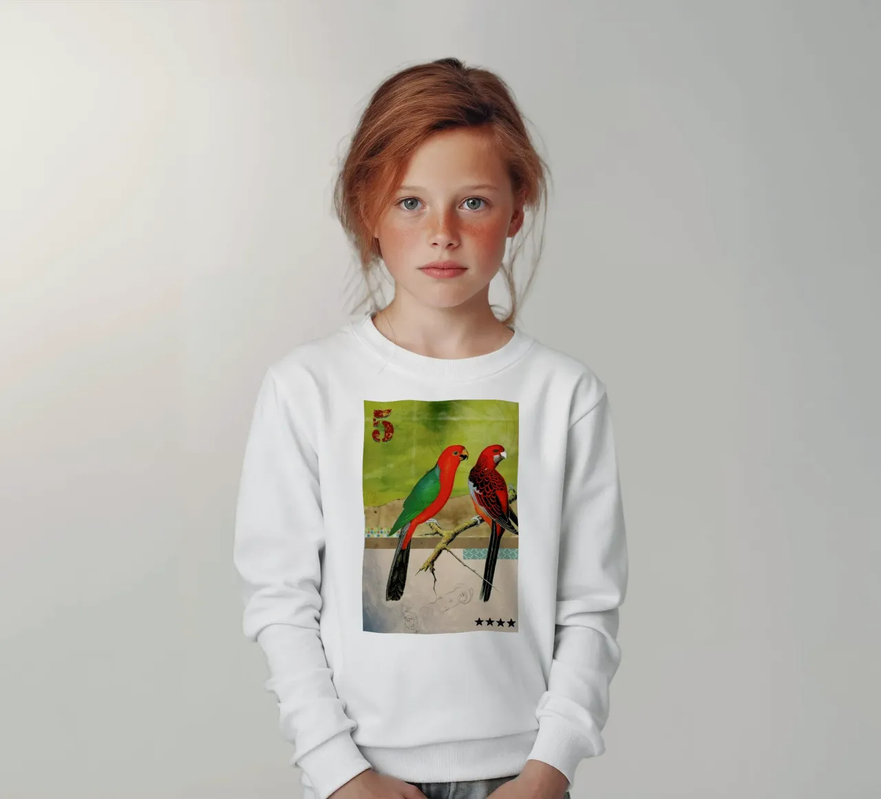 Animals: Birds felpa bambino da Elo Marc