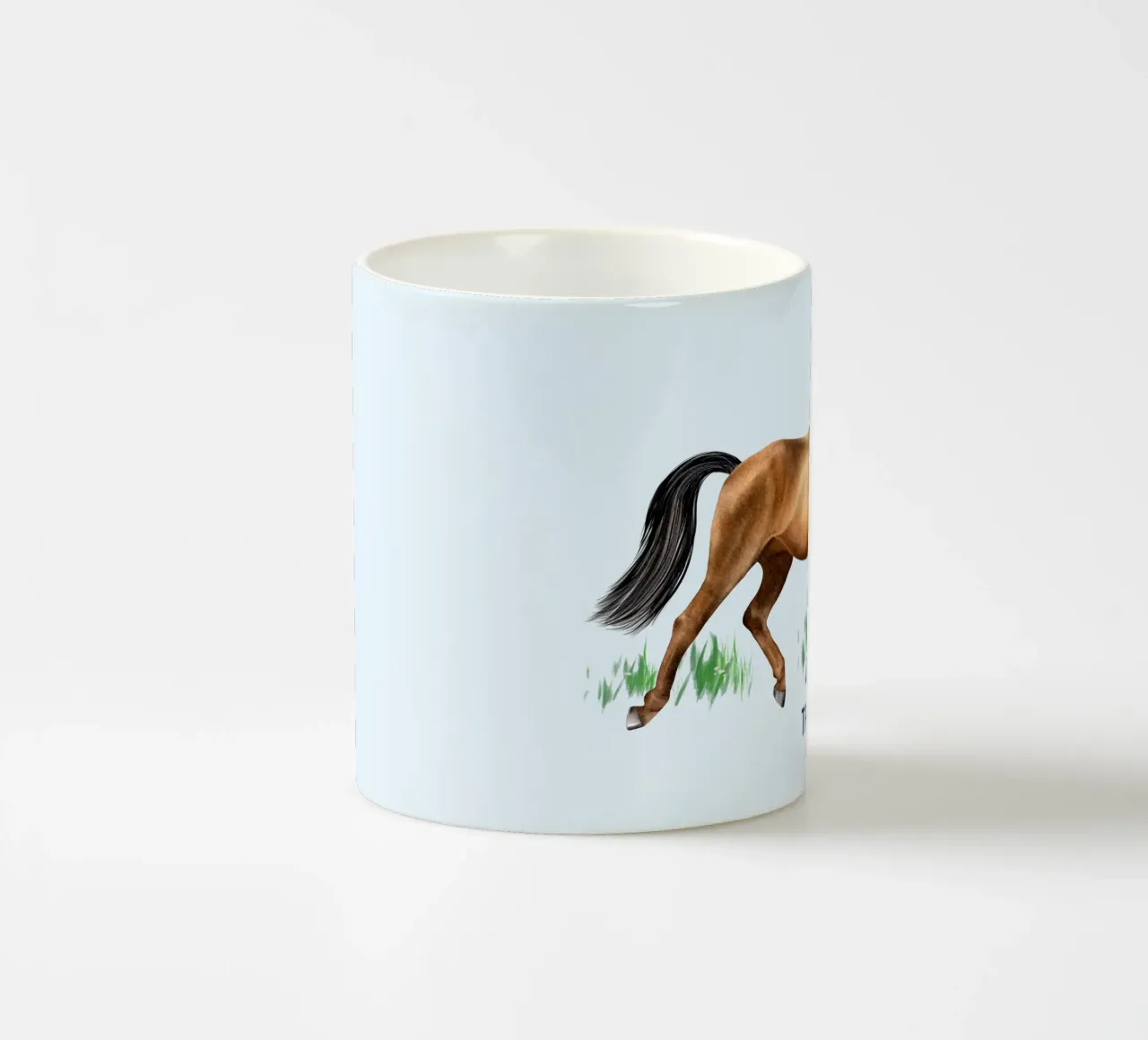 Trakehner tazza in ceramica da Moonlit Illustrations
