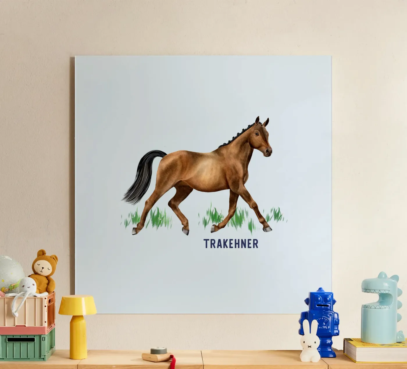 Trakehner Acryl-Glas von Moonlit Illustrations