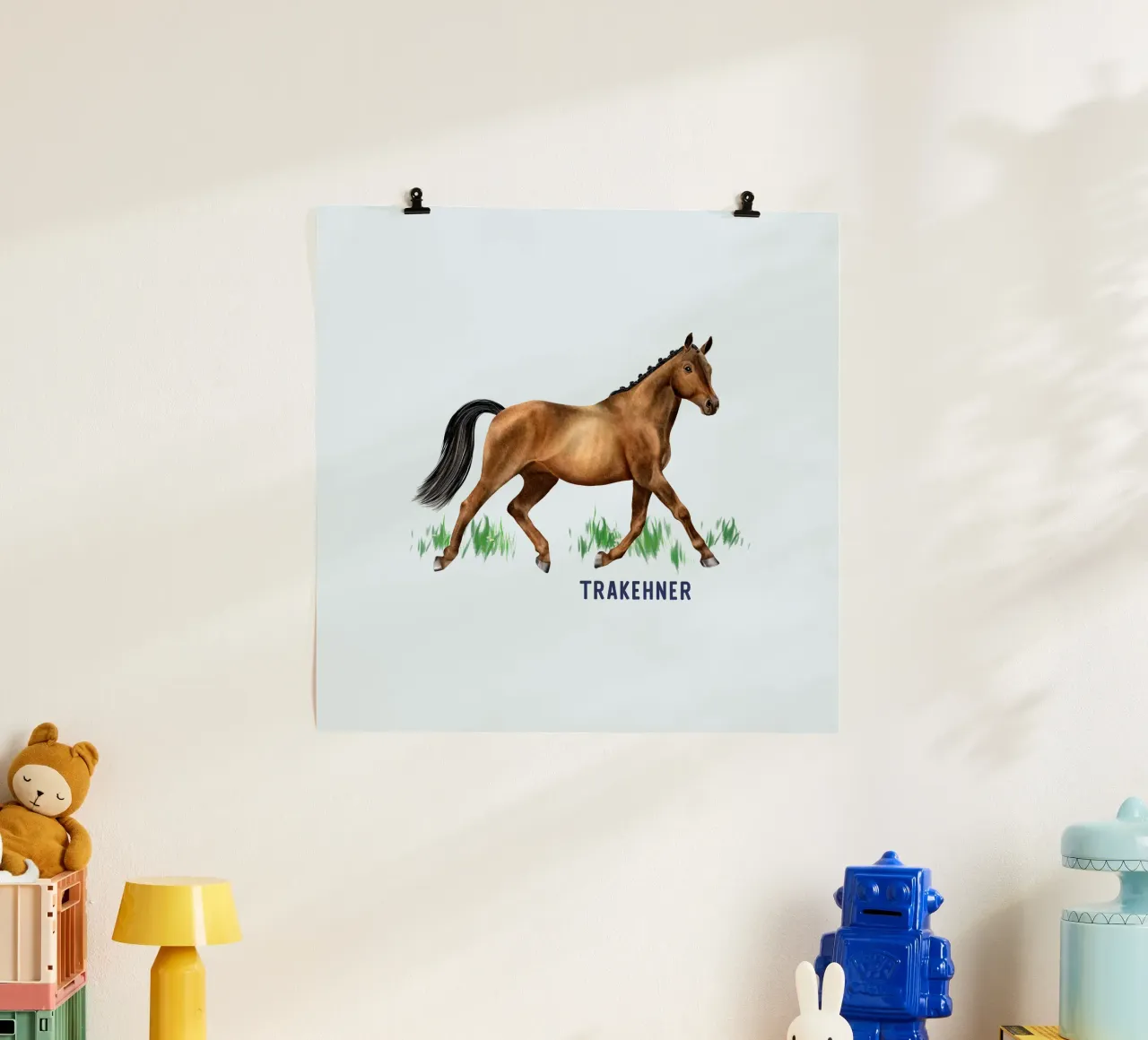 Trakehner poster da Moonlit Illustrations