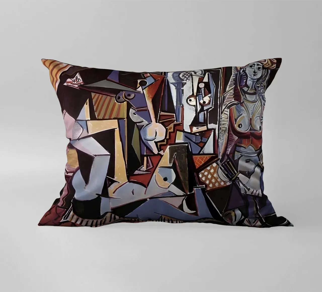 Picasso Les Femmes d'Alger Cubist Masterpiece decorative cushion by homdeco