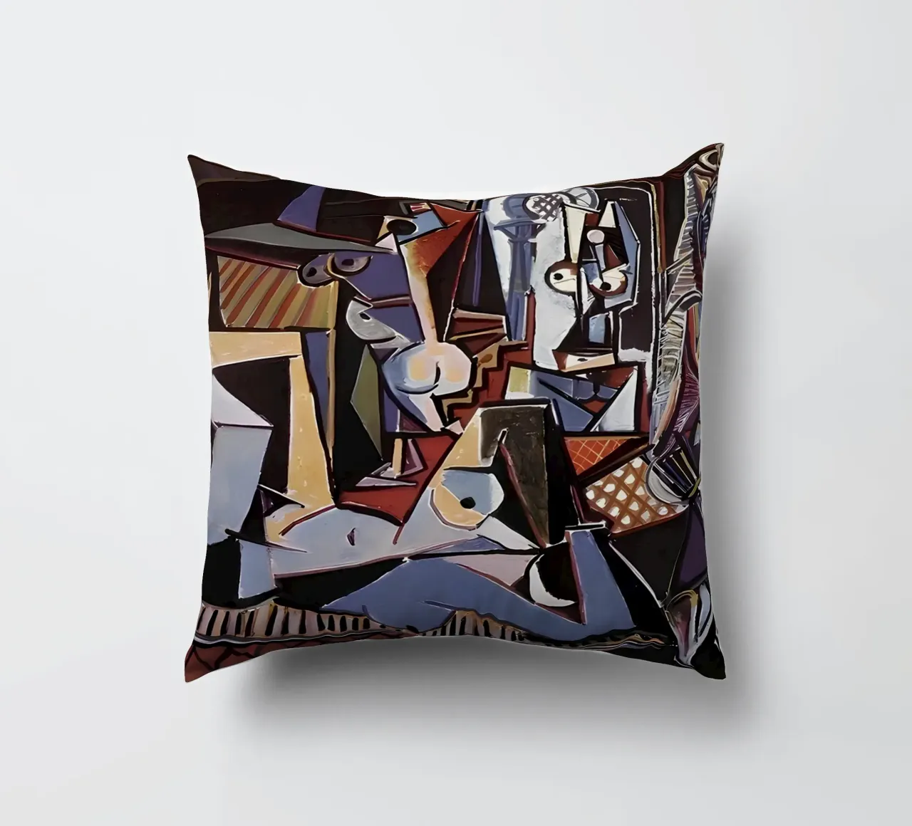 Picasso Les Femmes d'Alger Cubist Masterpiece decorative cushion by homdeco