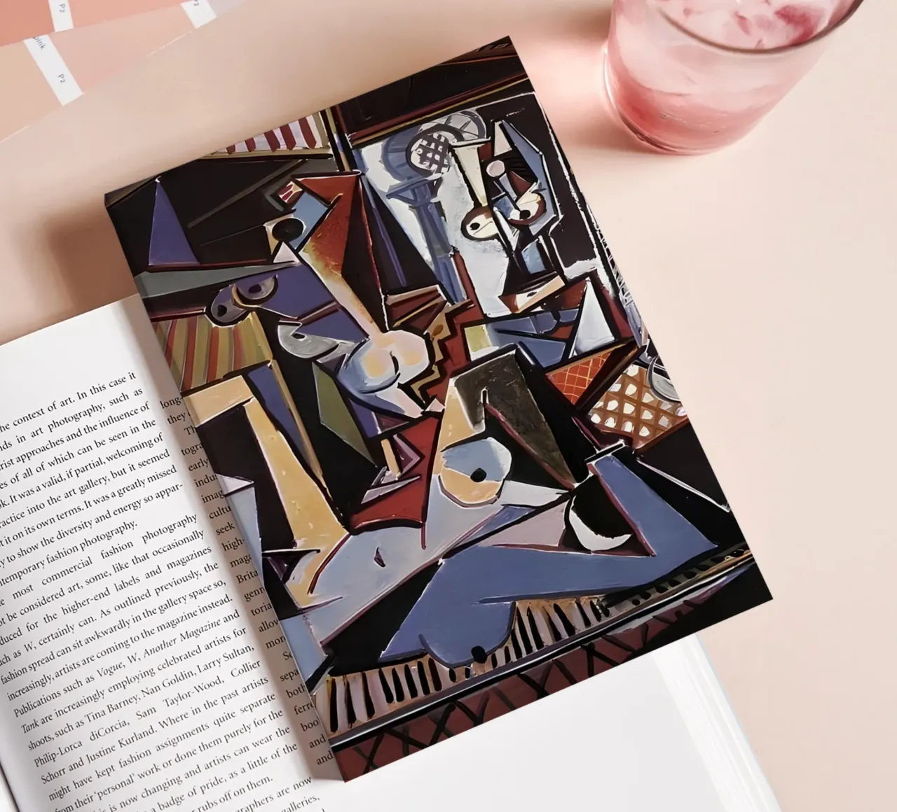 Picasso Les Femmes d'Alger Cubist Masterpiece notebook by homdeco