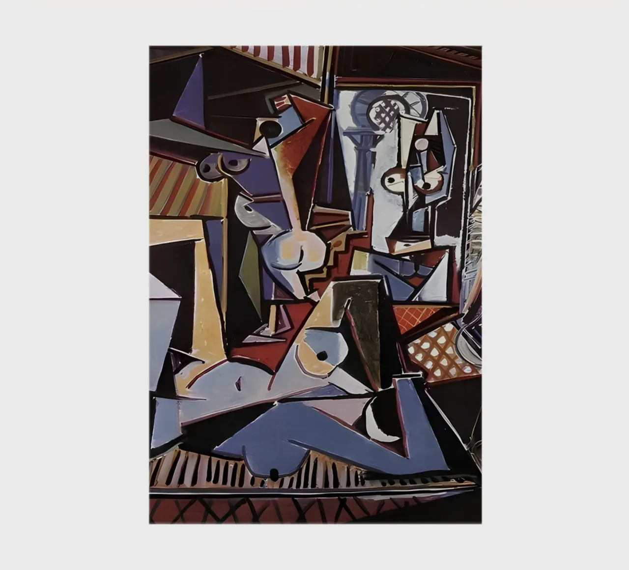 Picasso Les Femmes d'Alger Cubist Masterpiece notebook by homdeco