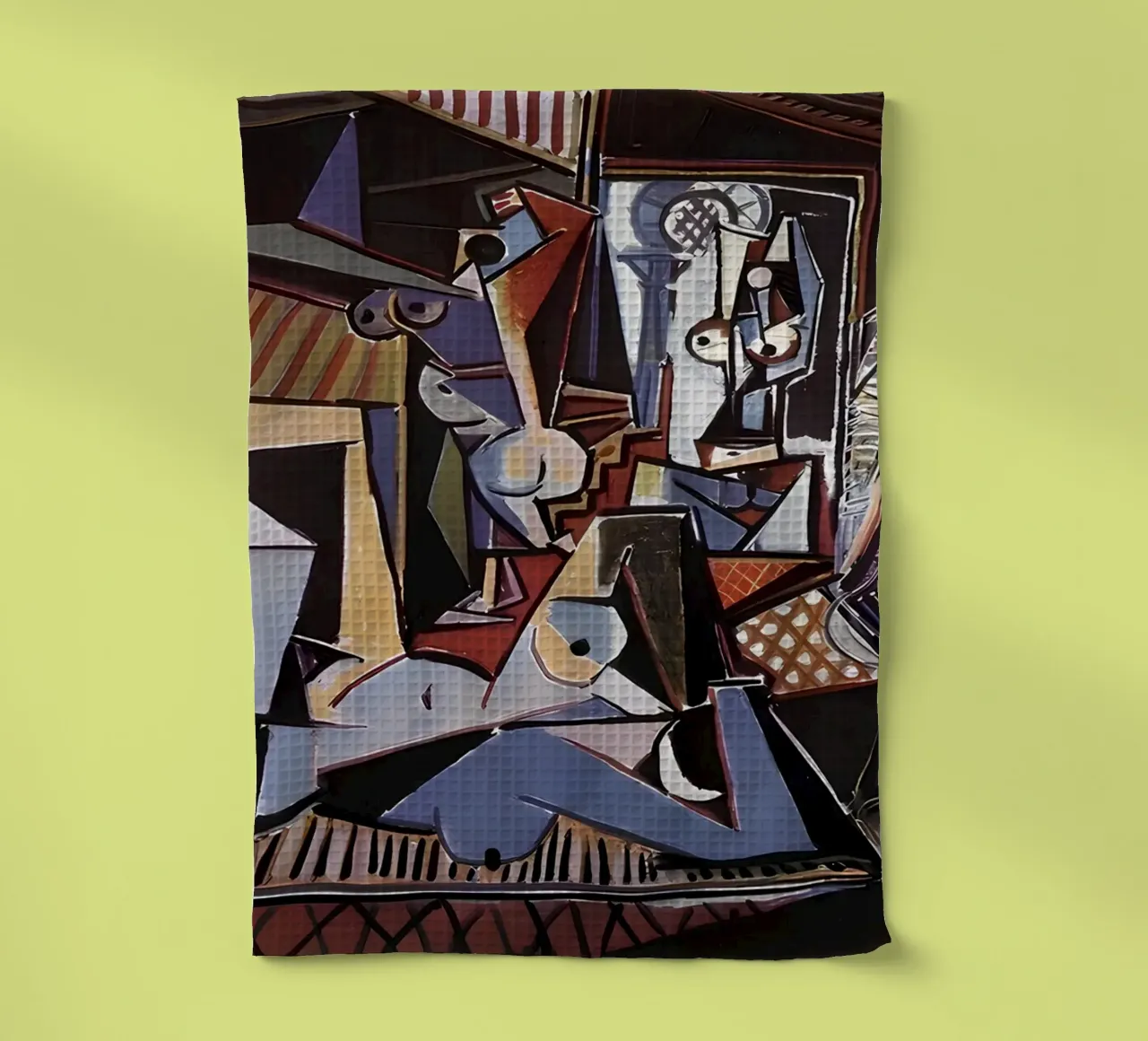 Picasso Les Femmes d'Alger Cubist Masterpiece torchon de homdeco