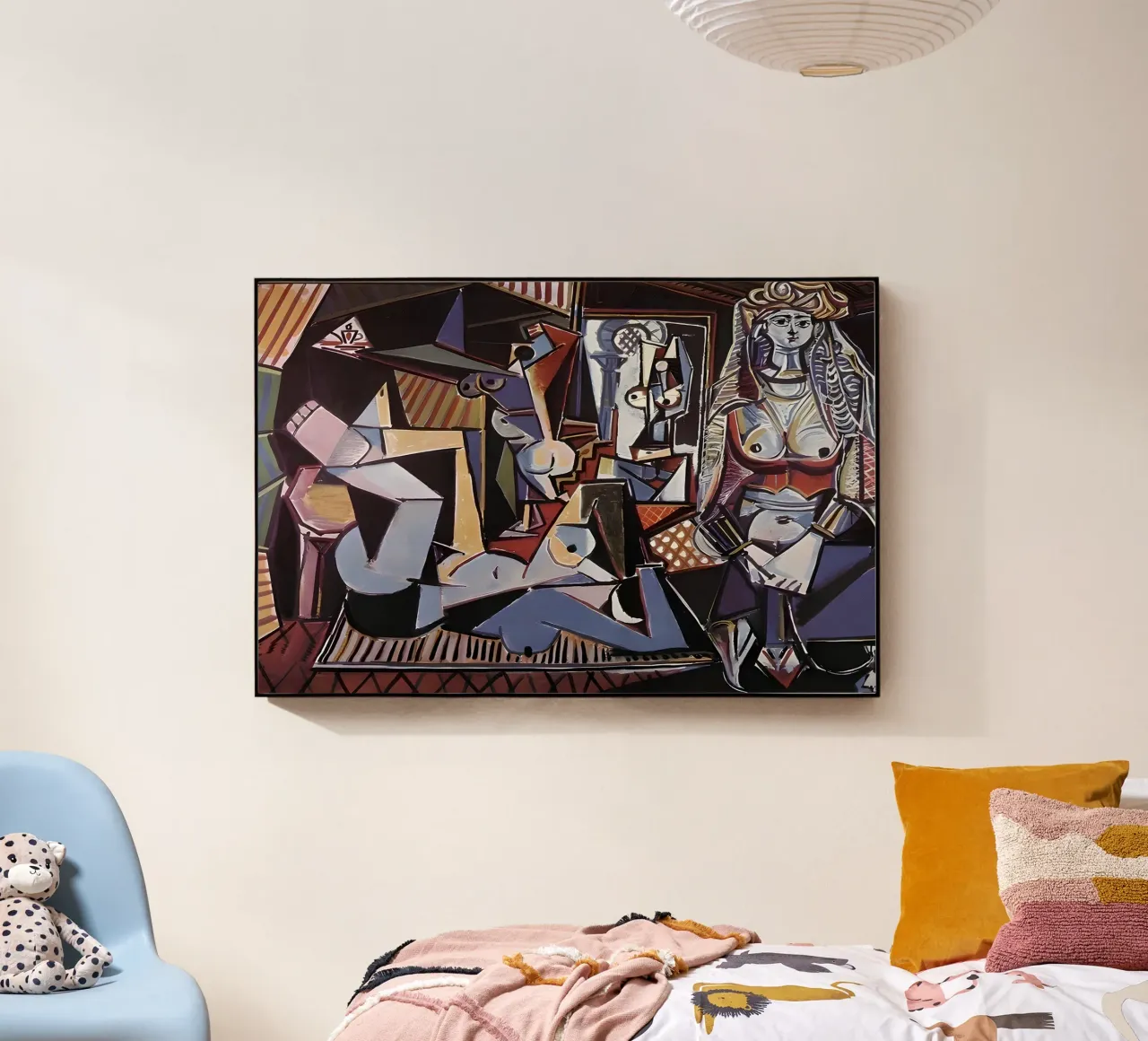 Picasso Les Femmes d'Alger Capolavoro cubista plexiglass da homdeco