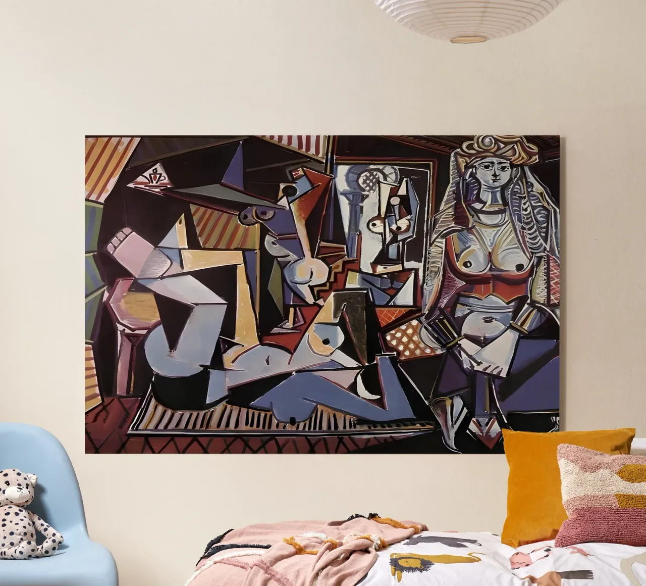 Picasso Les Femmes d'Alger Capolavoro cubista plexiglass da homdeco