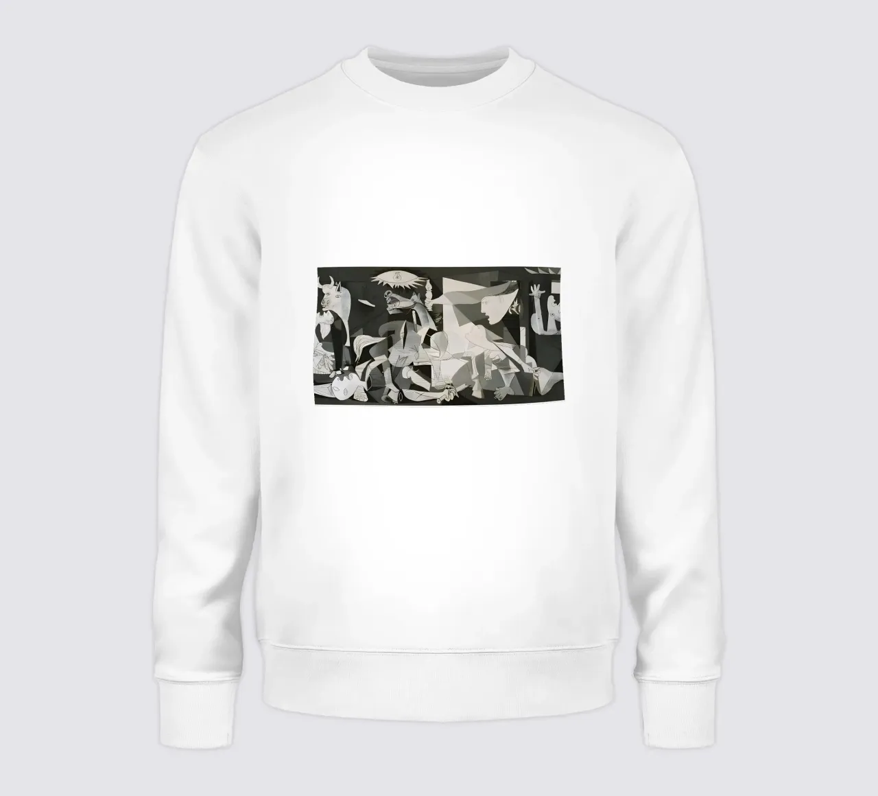 Picasso Guernica Anti-War Cubist Masterpiece Print sweatshirt by homdeco