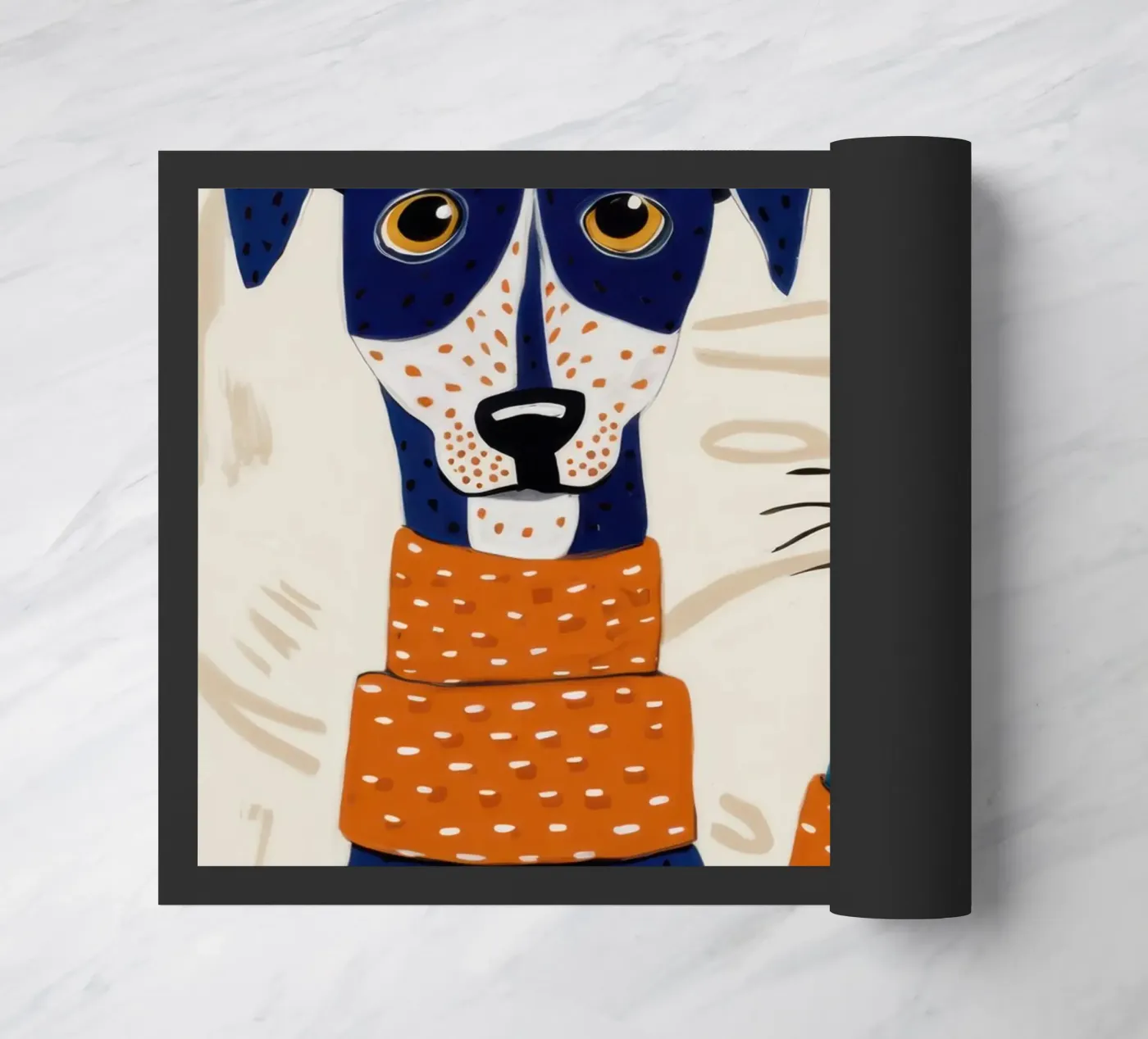 Dapper Canine Duo deurmat van Veil Maya