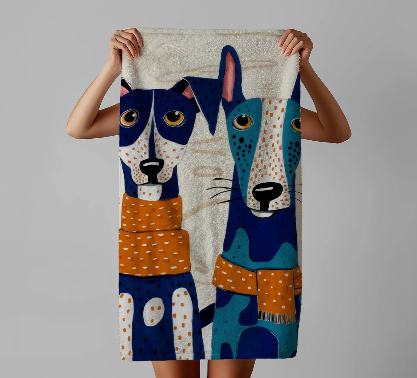 Dapper Hondenduo badhanddoek van Veil Maya