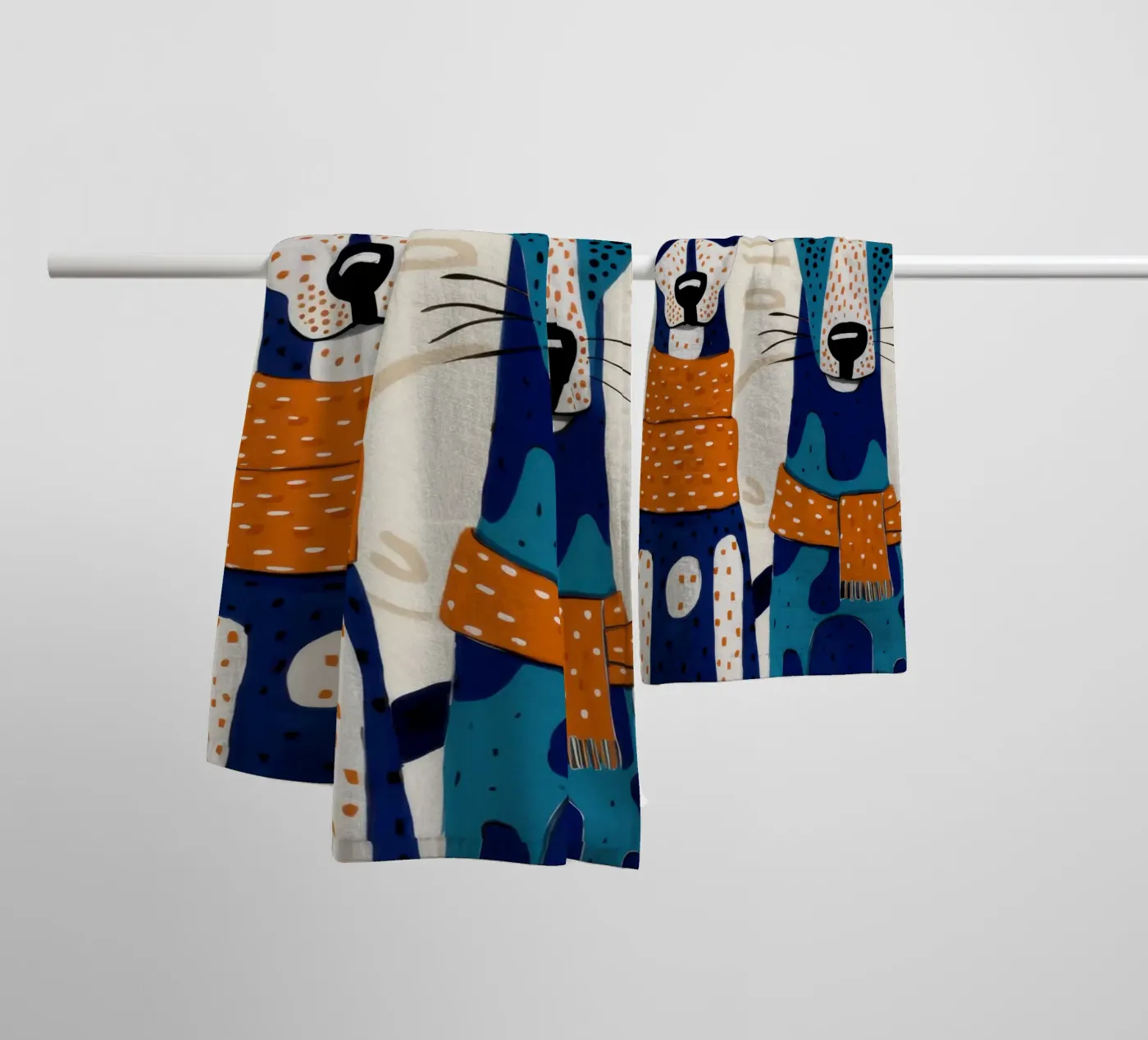Dapper Hondenduo badhanddoek van Veil Maya