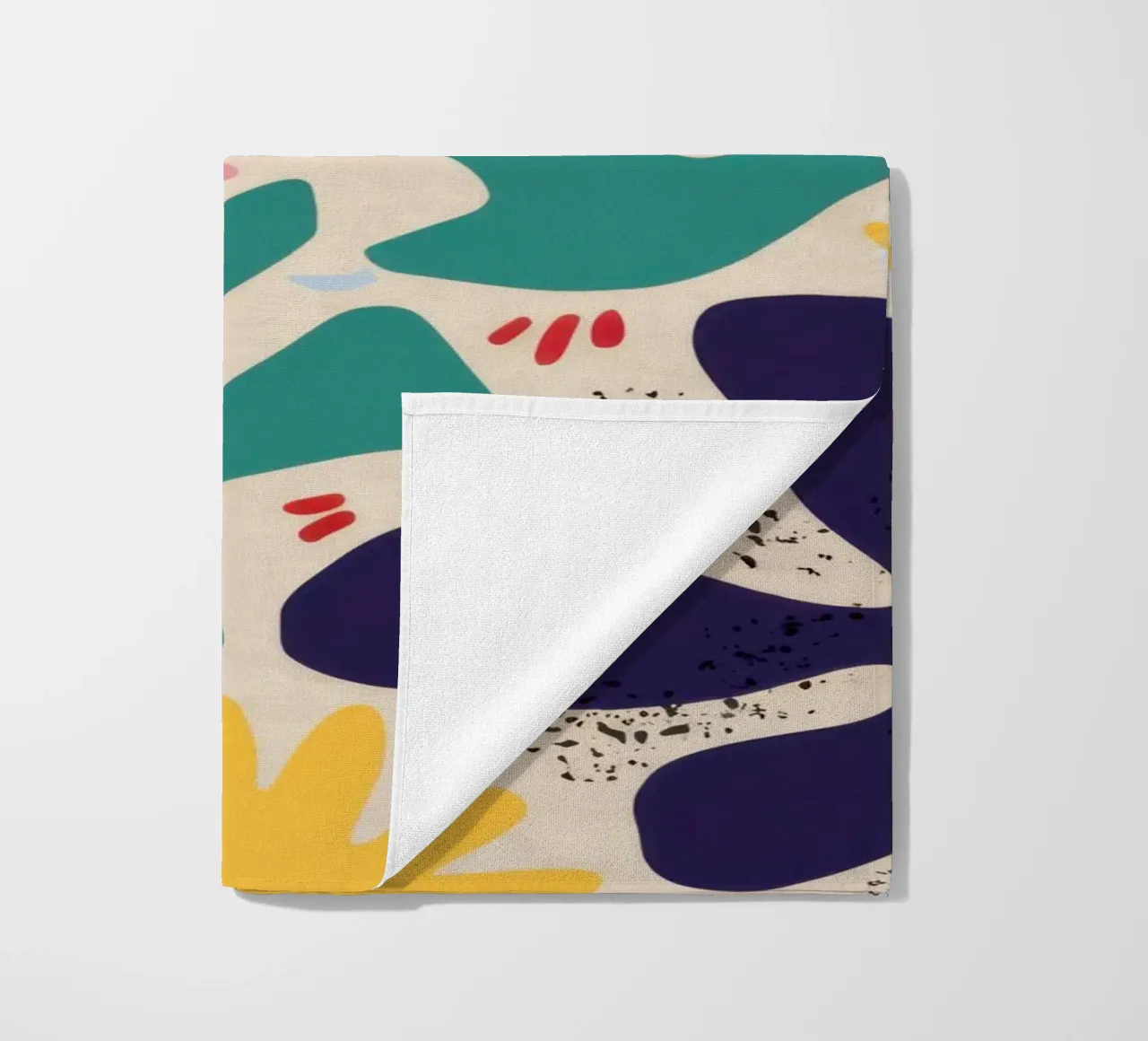 Abstracte Bloemen Symfonie strandhanddoek van Veil Maya