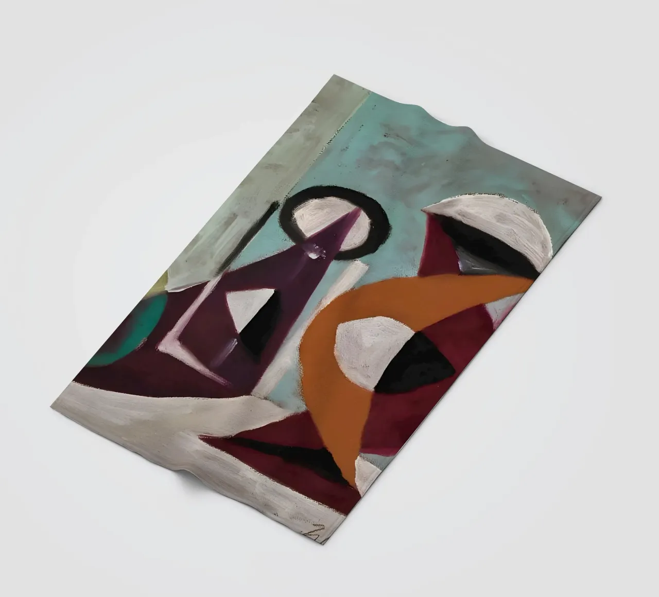 Picasso Natura morta Brocca di chitarra astratta 1937 coperta in pile da homdeco