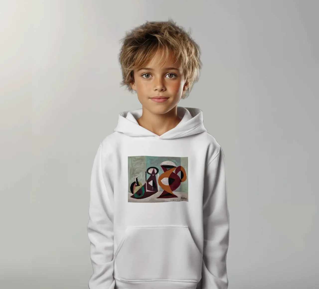 Picasso Bodegón Guitarra Jarra Abstracto 1937 sudadera con capucha para niño de homdeco
