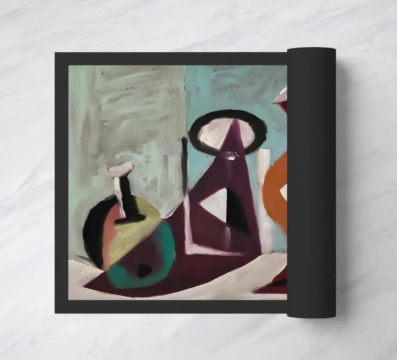 Picasso Natura morta Brocca di chitarra astratta 1937 zerbino da homdeco