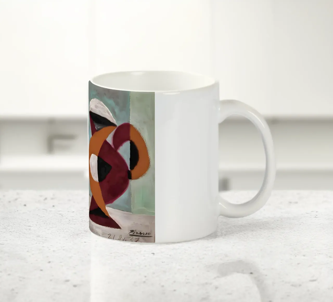 Picasso Natura morta Brocca di chitarra astratta 1937 tazza in ceramica da homdeco