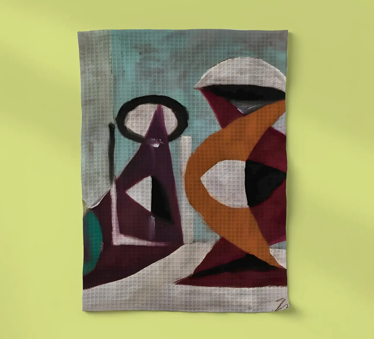Picasso Natura morta Brocca di chitarra astratta 1937 canovaccio da cucina da homdeco