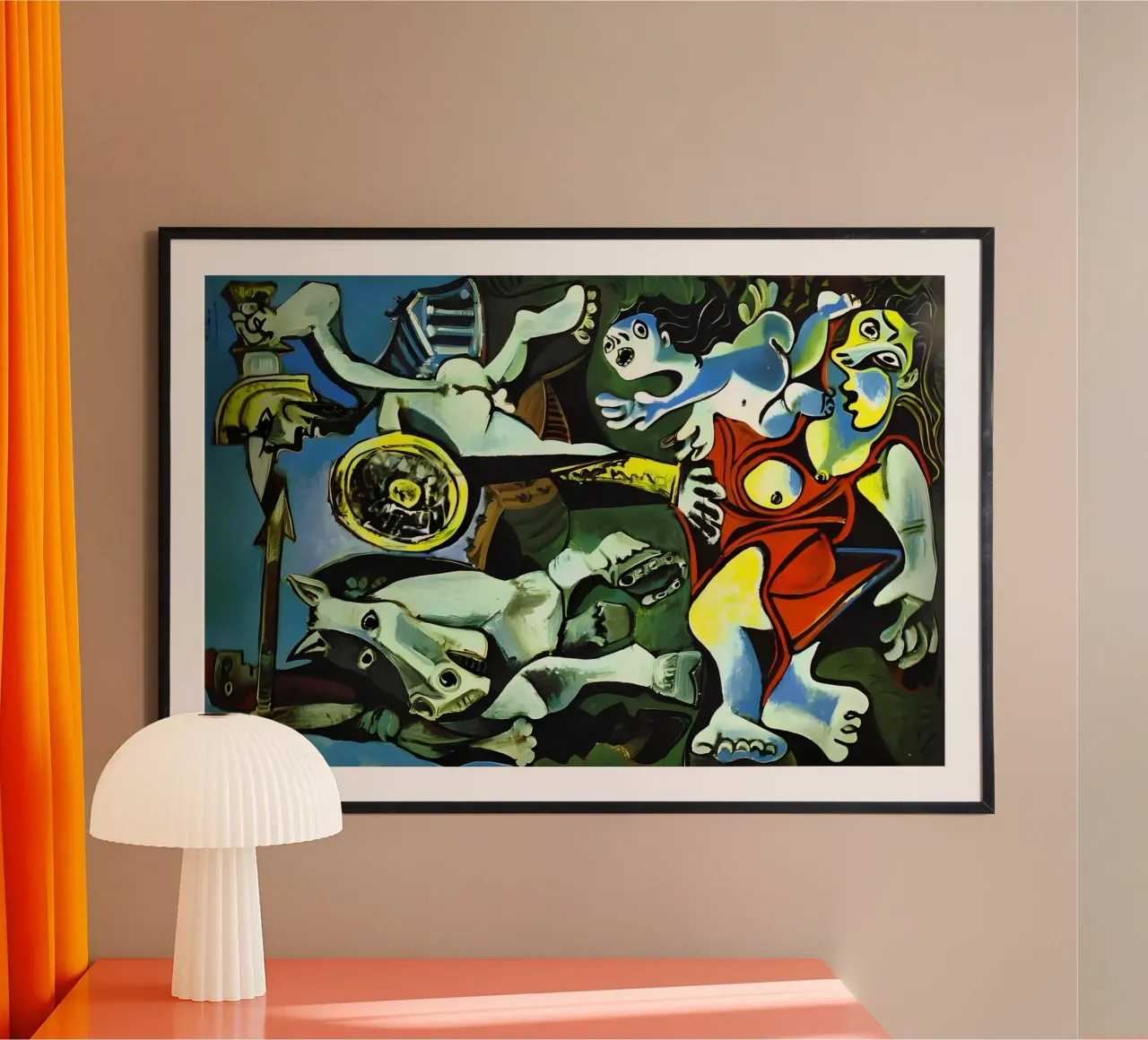 Picasso Guernica Guerra astratta Caos emozionale carta hahnemühle da homdeco
