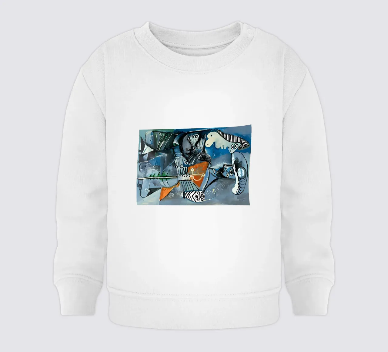 Picasso Composizione astratta Forme umane di uccelli felpa neonato da homdeco