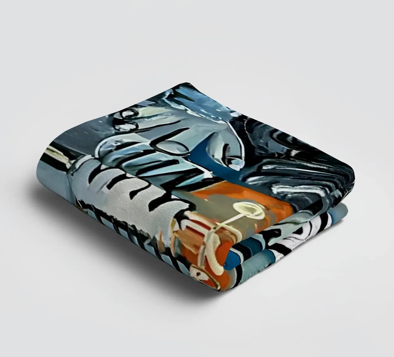 Picasso Abstract Composition Bird Human Forms towel by homdeco