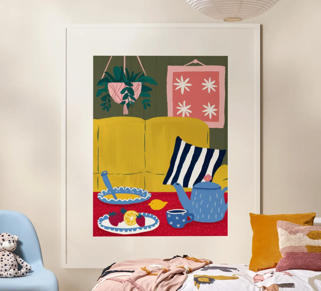 Sonniges Stillleben Mahlzeit Hahnemühle von Veil Maya